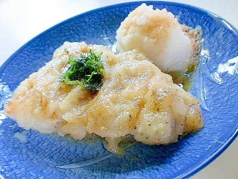 ほんのり酸味のメカジキソテー ポン酢掛け